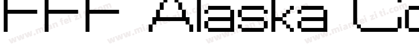 FFF Alaska Condensed字体转换